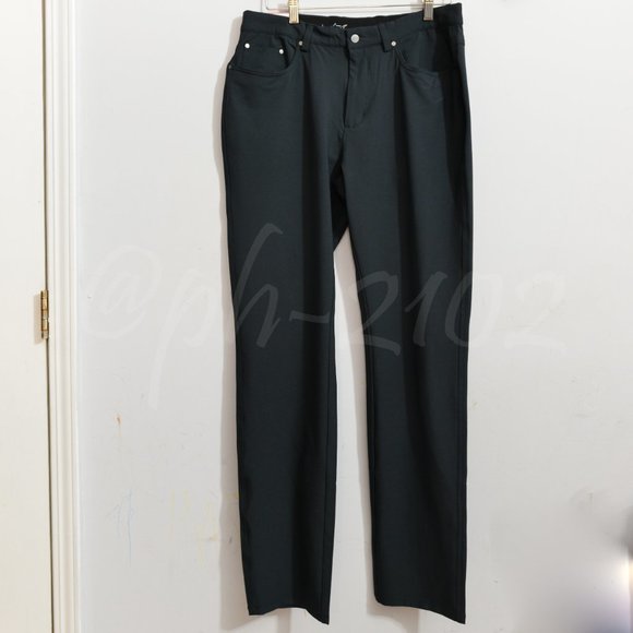 Greg Norman Men's 5 Pocket Pant‎ -Black - Picture 3 of 7